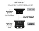 Gamma+ Black Diamond X-Pro Wide Fixed Blade w/ Black DLC "The One" Cutter Trimmer Blade Set (GP536B)