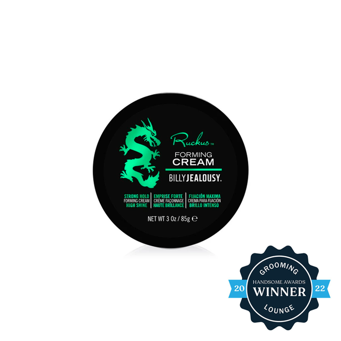 Billy Jealousy Ruckus Forming Cream 3oz - Strong Hold / High Shine / Water Soluble
