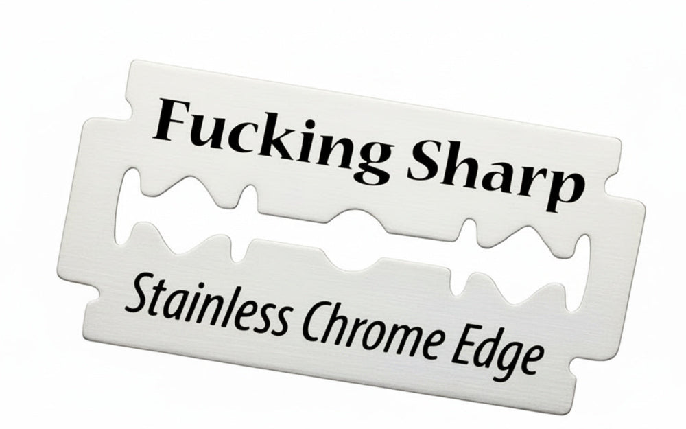 Fucking Sharp Double Edge Razor Blades - 100% Japanese Steel - 100 Bla ...
