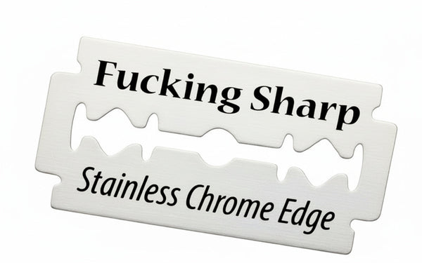 Fucking Sharp Double Edge Razor Blades - 100% Japanese Steel - 100