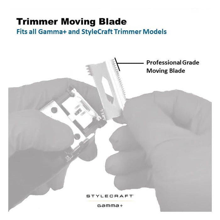 Gamma Replacement Stainless Steel Deep Tooth Trimmer Blade GPMSDTB