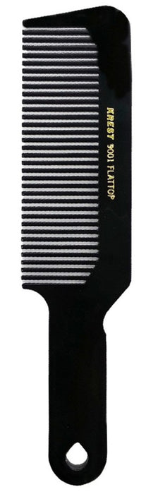 Krest 9001 Flat Top Comb Black