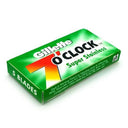 Gillette 7 O'clock Super Stainless Double-Edge Razor Blades (Green) - 20 Pack (100 Blades)
