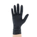 StyleCraft Studio – Professional Black Nitrile Latex Free Gloves with Textured Grip - 100 Count