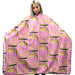 Hair Stylist Cape - Hairdresser Cape- salon cape - haircut cape -  Pink Barber Cape - Pink Hair Cutting cape- Barber Capes - cutting capes- best barber capes-barber capes for sale- King Midas Capes -King Midas Empire