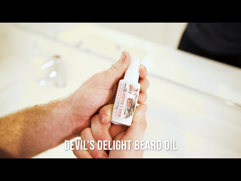 Billy Jealousy Devil's Delight Beard Oil 2oz, Weightless / Low Shine / Hydrating Video