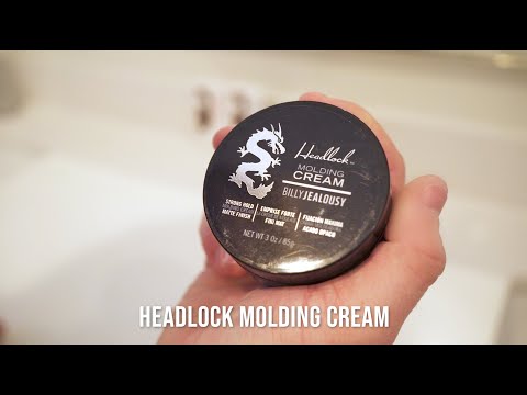 Billy Jealousy Headlock Hair Molding Cream 3oz, Medium-Strong Hold / Matte Finish / Contains Organic & Natural Waxes Video