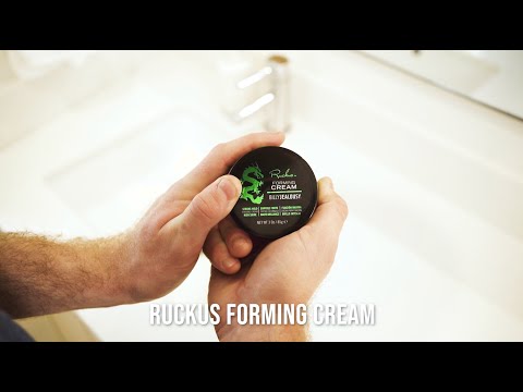 Billy Jealousy Ruckus Forming Cream 3oz - Strong Hold / High Shine / Water Soluble