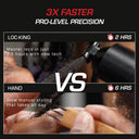 Red PRO LOC-KING Cordless Auto Loc Styler