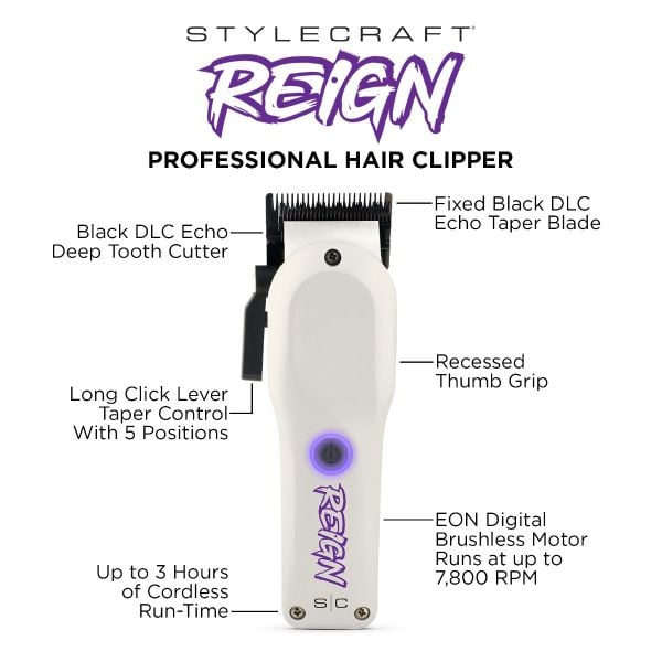 StyleCraft Reign Clipper #SC620W
