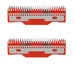 StyleCraft Replacement Set of 2 Stainless-Red Forged Cutter Blades fits Absolute Zero Shaver SCAZRCF