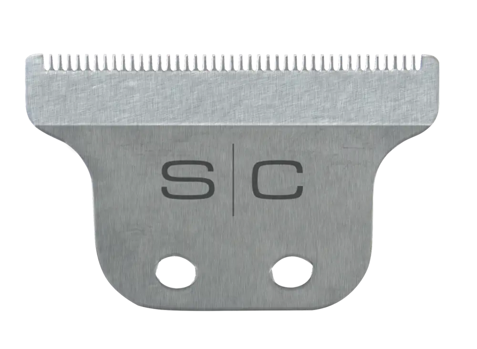 StyleCraft Replacement Fixed Stainless Steel Classic Hair Trimmer Blade with Stainless Steel Deep Tooth Cutter Set SC522S