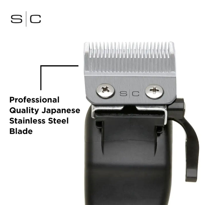 StyleCraft Replacement Fixed Stainless Steel Taper Hair Clipper Blade SCFSTCB