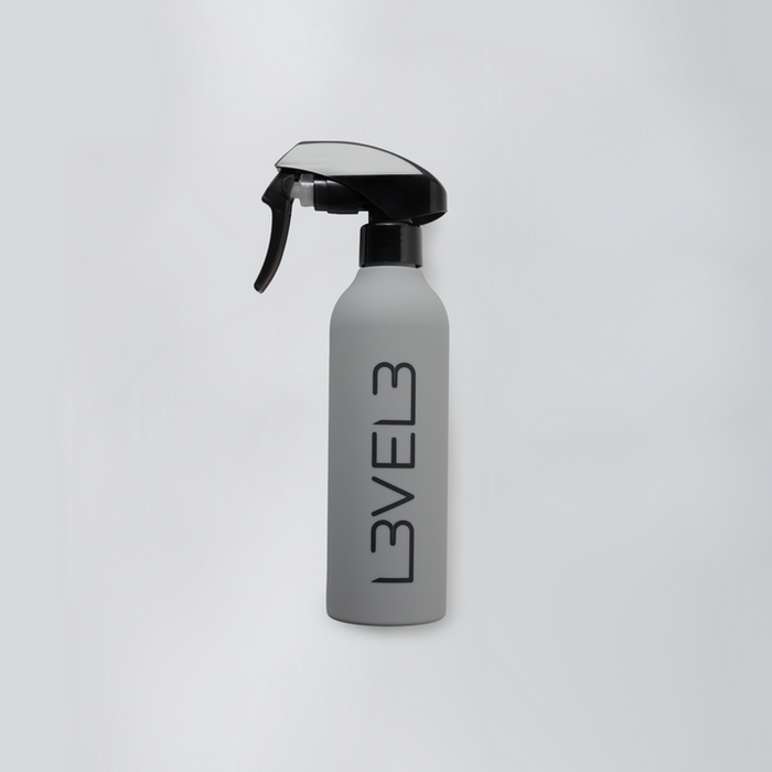 L3VEL3 Rubberized Spray Bottle Gray
