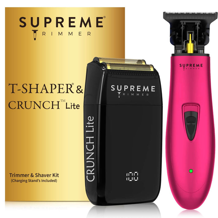 Foil Shaver & T Shaper™ DLC Trimmer Bundle - Electric Razors - Supreme Trimmer Mens Trimmer Grooming kit 