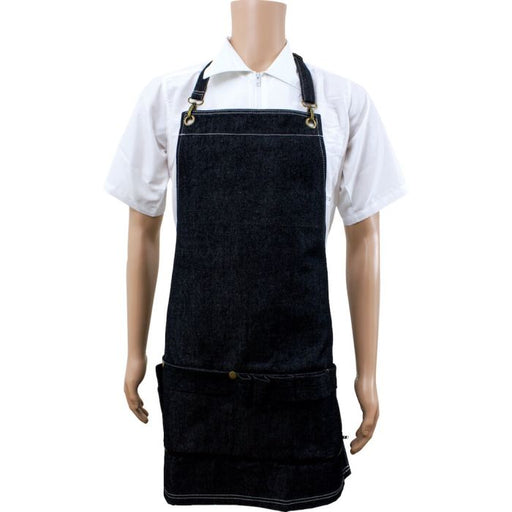 Vincent Denim Apron Black VT2332