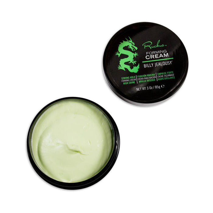 Billy Jealousy Ruckus Forming Cream 3oz - Strong Hold / High Shine / Water Soluble