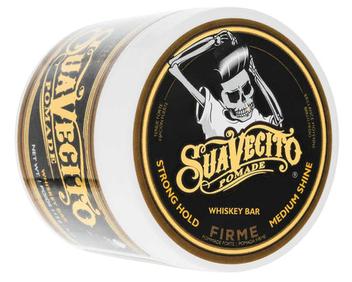 Suavecito Firme (Strong) Hold Pomade 4oz Whiskey Bar