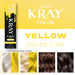 L3VEL3 KRAY Yellow Semi Permanent Hair Color