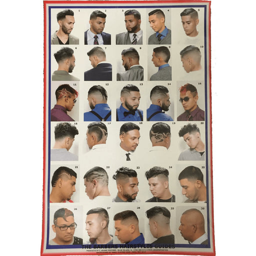 2015HM Like A Boss Men's Haircut Poster