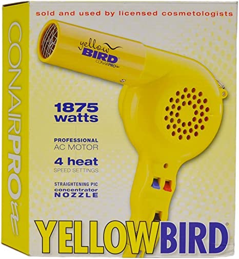 Conair Pro Yellow Bird Dryer YB075W