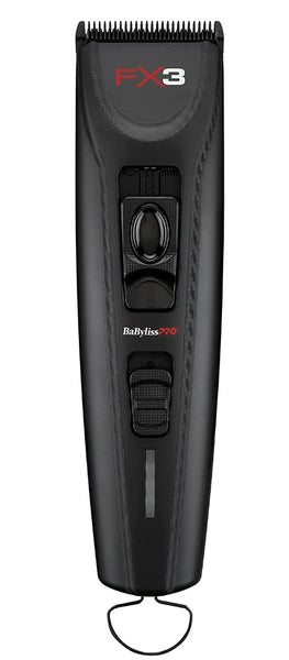 BaByliss Pro FX3 Professional High Torque Clipper Matte Black No