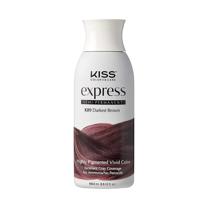Red By Kiss Express Semi-Permanent Hair Color 100 ml (3.5 US fl oz)