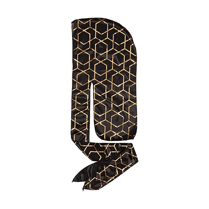 Bow Wow X Lit Gold Silky Durag Exclusive & Long Lasting Gold Print HD111