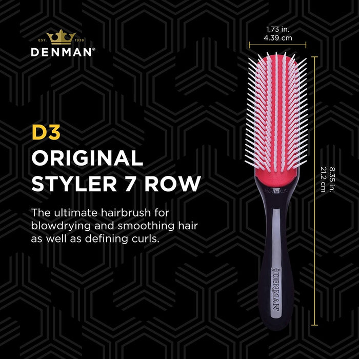 Denman D3 Original Styler 7 Row Brush