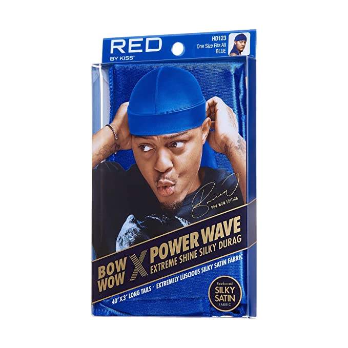 Bow Wow X Power Wave Extreme Shine Silky Durag Blue