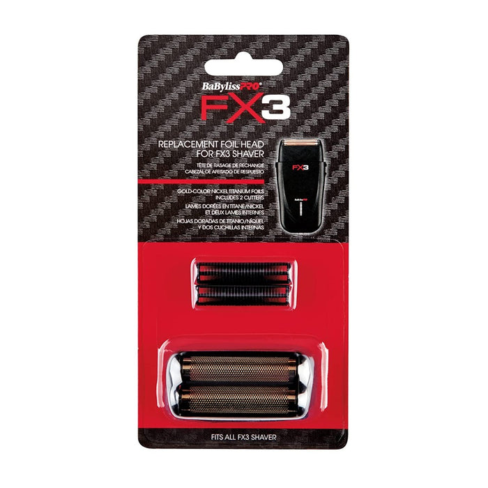 BaByliss PRO FX3 Professional High Speed Foil Shaver Replacement Foil & Cutter No. FXX3RFB