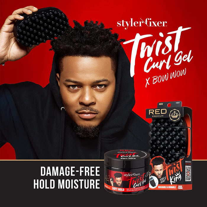 Red by Kiss X Bow Wow Styler Fixer Twist Curl Gel Soft Hold