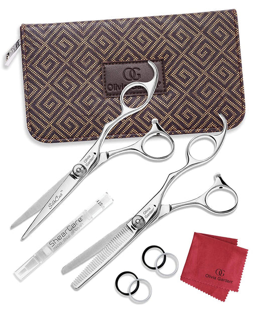 Olivia Garden SilkCut Shear and Thinner Case Kit
