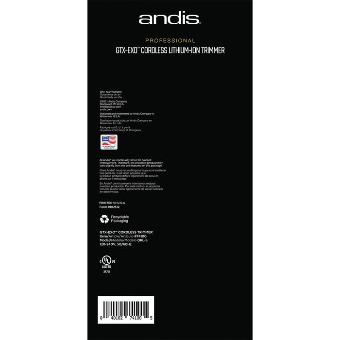 Andis GTX-EXO Cordless Li Trimmer