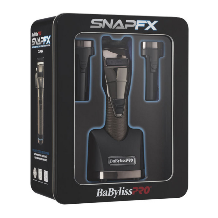BaBylissPRO SNAPFX Clipper With Snap In/Out Dual Lithium Battery System FX890 Box