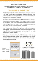 Ivan Zoot Big Busy Barbershop: Year 1, Weeks 1 through 52 Paperback Book Back Cover