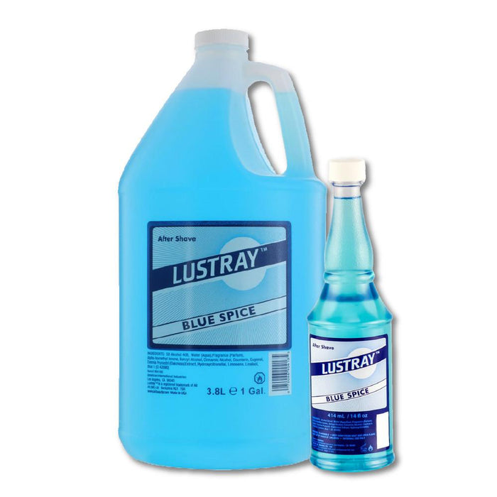 Lustray Blue Spice After Shave - 14 oz or Gallon