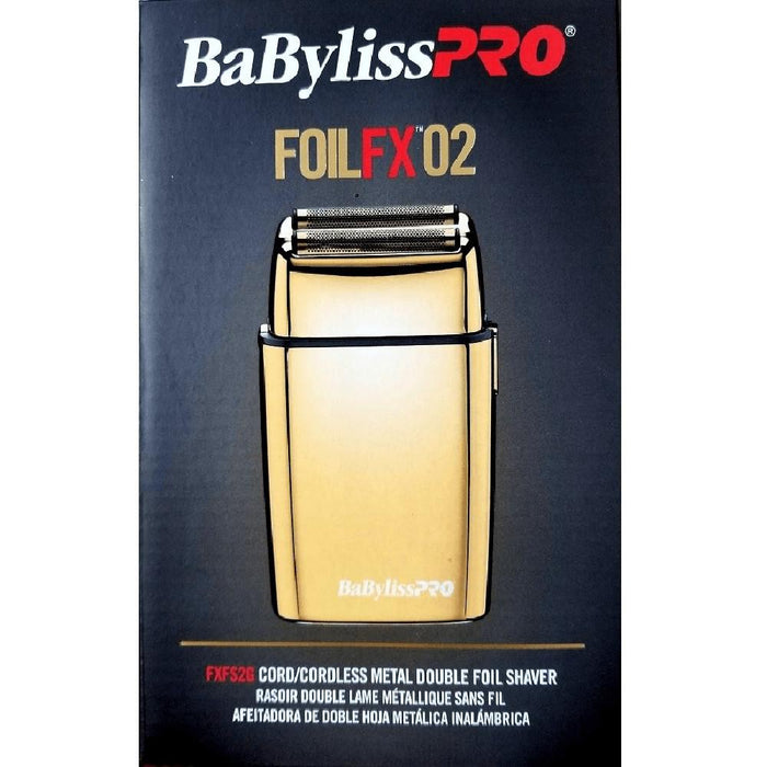 BaByliss Double Foil FX2 Shaver (Gold)