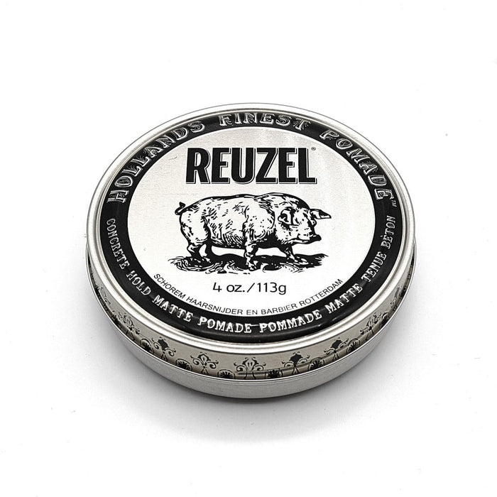 Reuzel Concrete Hold Matte Pomade - Strong Hold - No Shine - Water Soluble