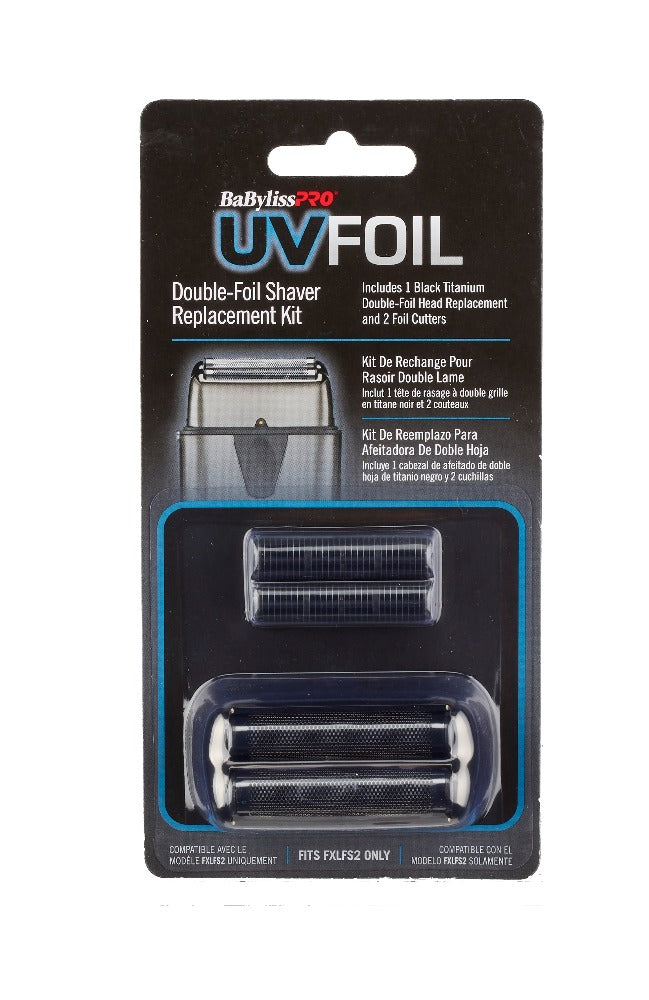 BaByliss PRO UVFOIL DoubleFoil Shaver Replacement Kit for FXLFS2 — WB