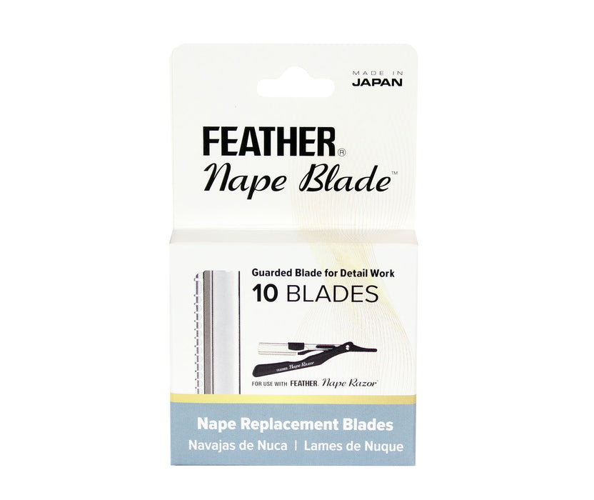 Feather Nape & Body Razor Blades (10 Blades) Japanese