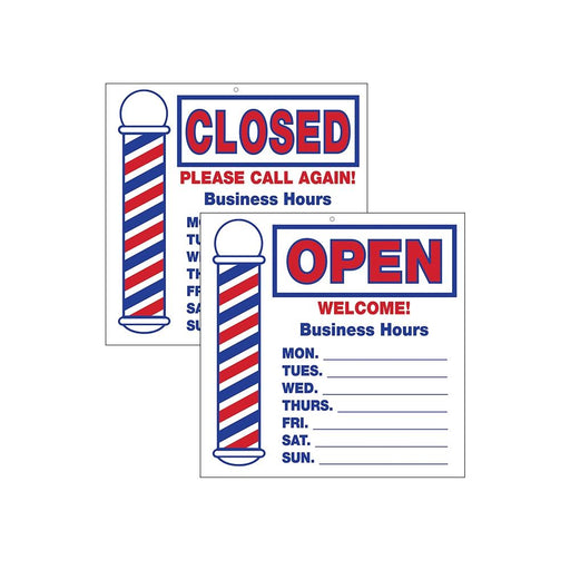 Open/Closed Barber Sign