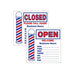 Open/Closed Barber Sign