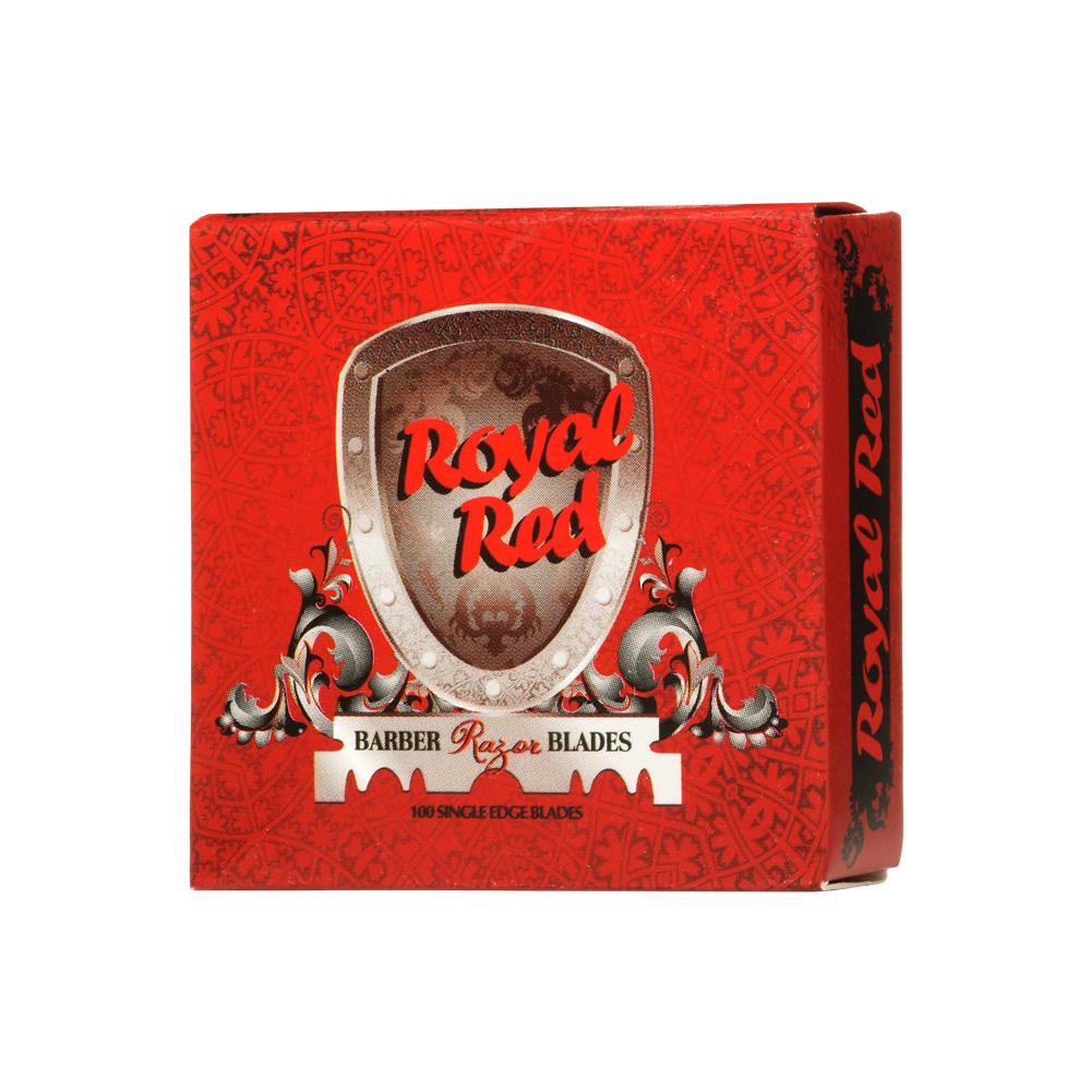 Royal Red Razor Blades (100 Blades) Pre-Snapped Single Edge — WB Barber ...