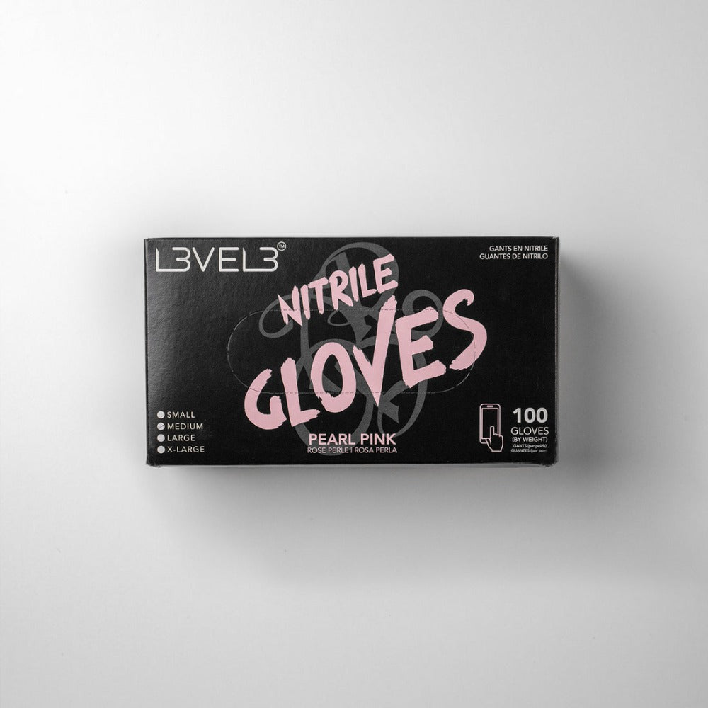 L3VEL3 Professional Barber Nitrile Gloves - Powder Free - S,M,L,XL