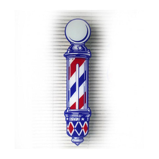 Large Barber Pole Decal