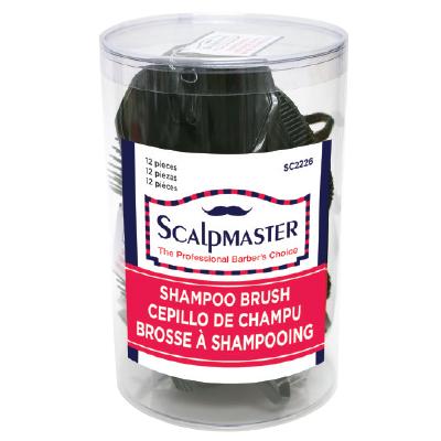 Scalpmaster Shampoo Brushes - 12 Count