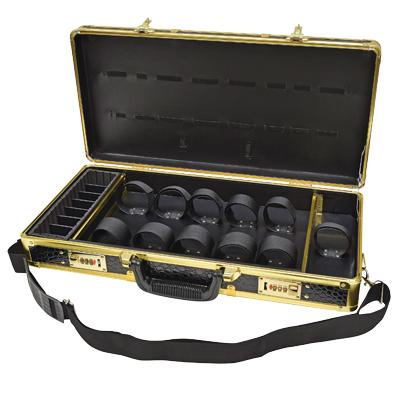 Scalpmaster Barber Tool Case with Gold Trim