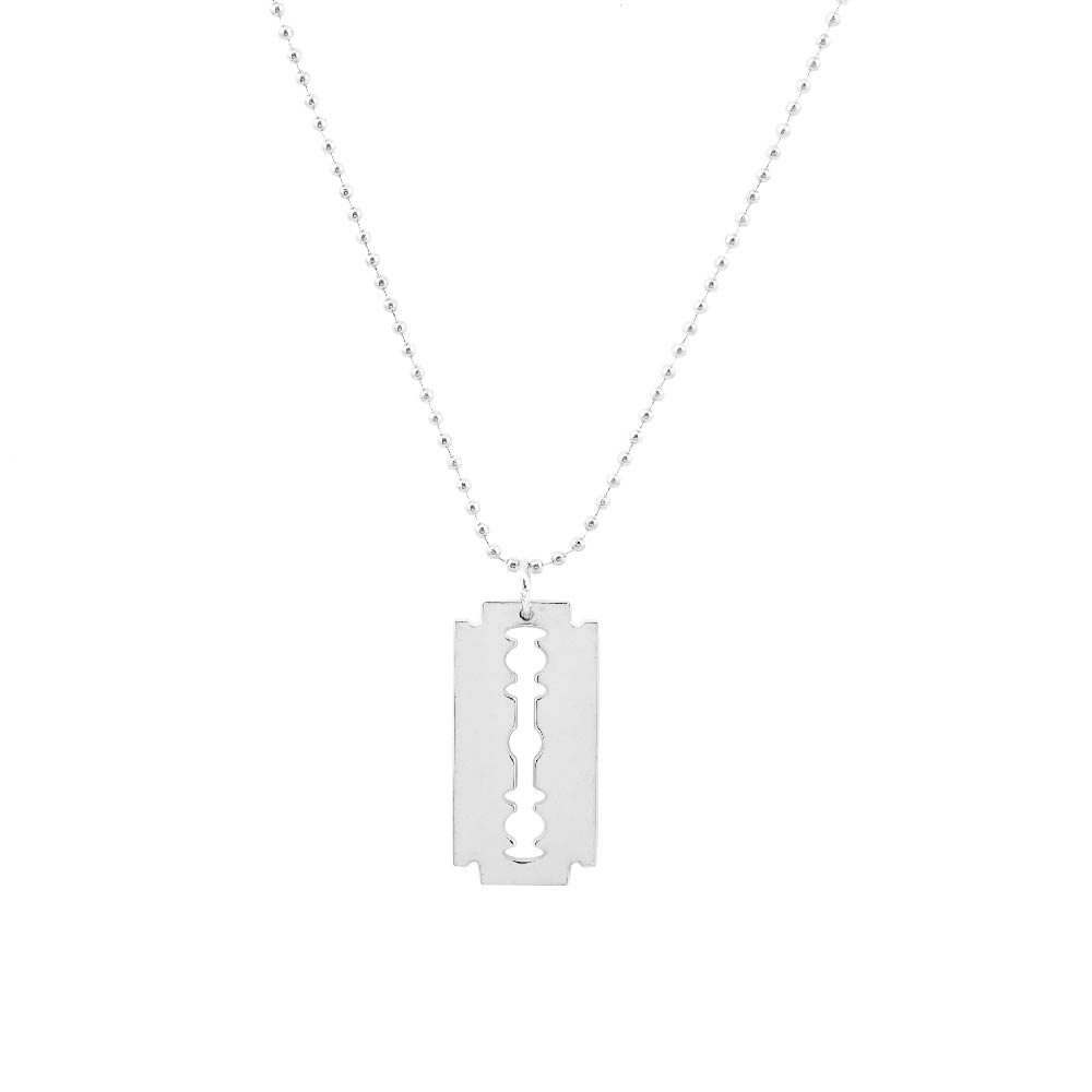 RAZOR BLADE NECKLACE – Barber Place Official