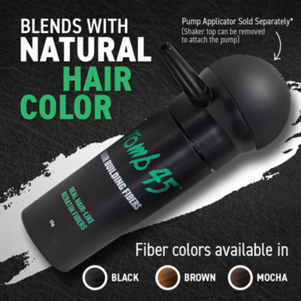 Tomb45 Hair Building Fibers 25g – 3 colors available - Ideal Barber Supply